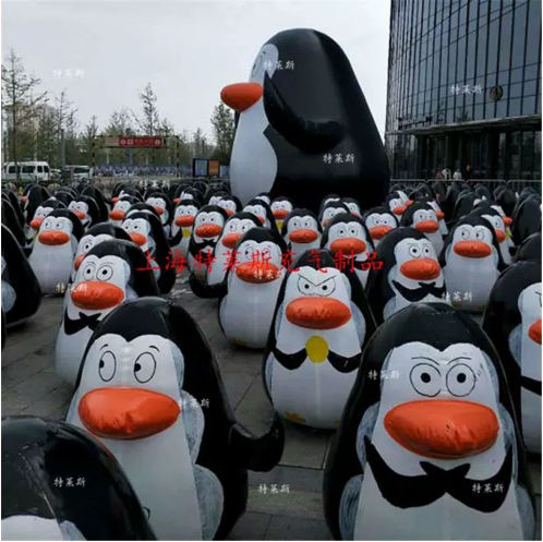 Inflatable Penguin Mascot for Advertising and Events