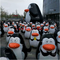 Inflatable Penguin Mascot for Advertising and Events