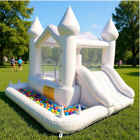 Inflatable Party Bounce House for Kids Outdoor Fun
